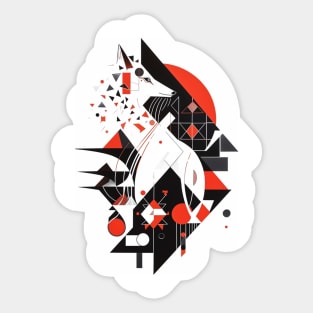 Interdimensional Wolf Sticker